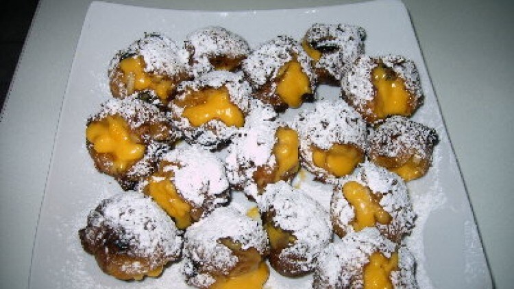 Frittole con la crema