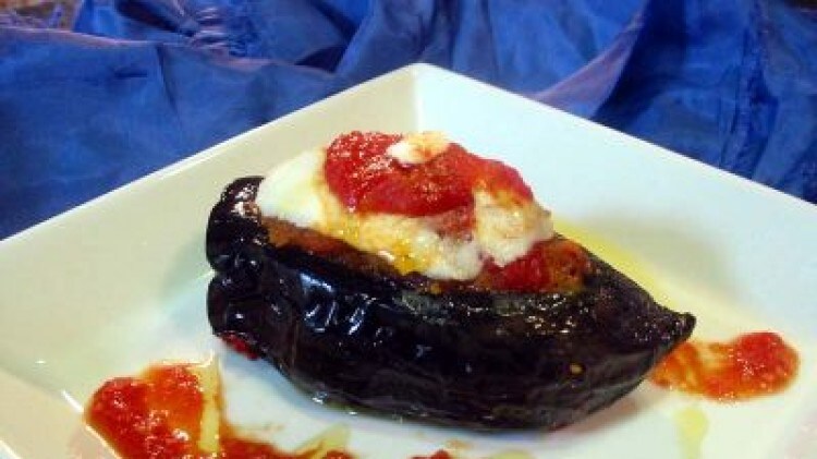 Melanzane ripiene con doppia cottura