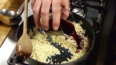 Ricetta Risotto al Barbera e gorgonzola | Cookaround