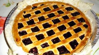 Crostata di more e mandorle