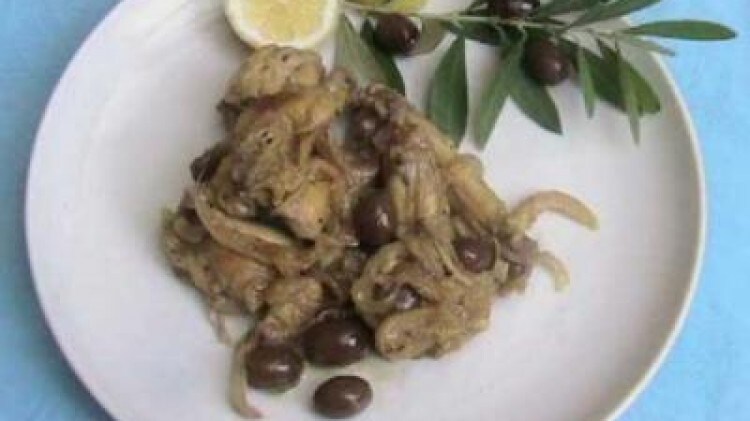Pollo M'qalli con olive e limone