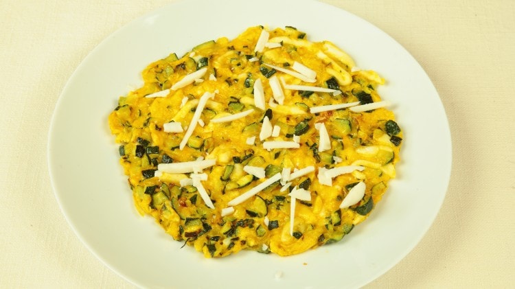 Huevos revueltos con calabacitas
