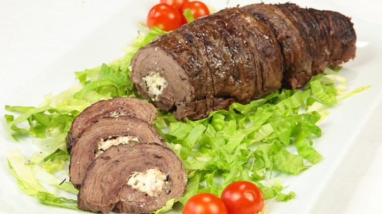 Rotolo di vitello con formaggio