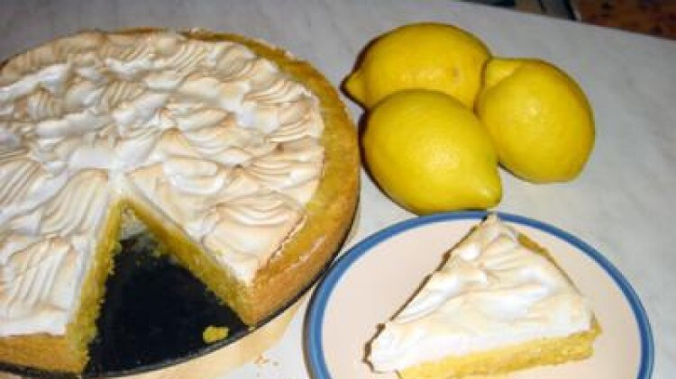 Crostata al limone meringata