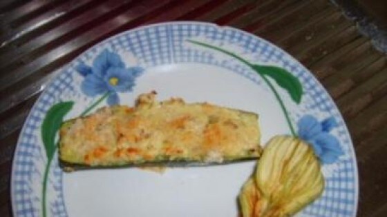 Barchette di zucchine ripiene