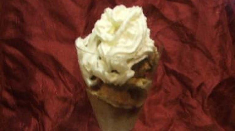 Granita di caffè con panna