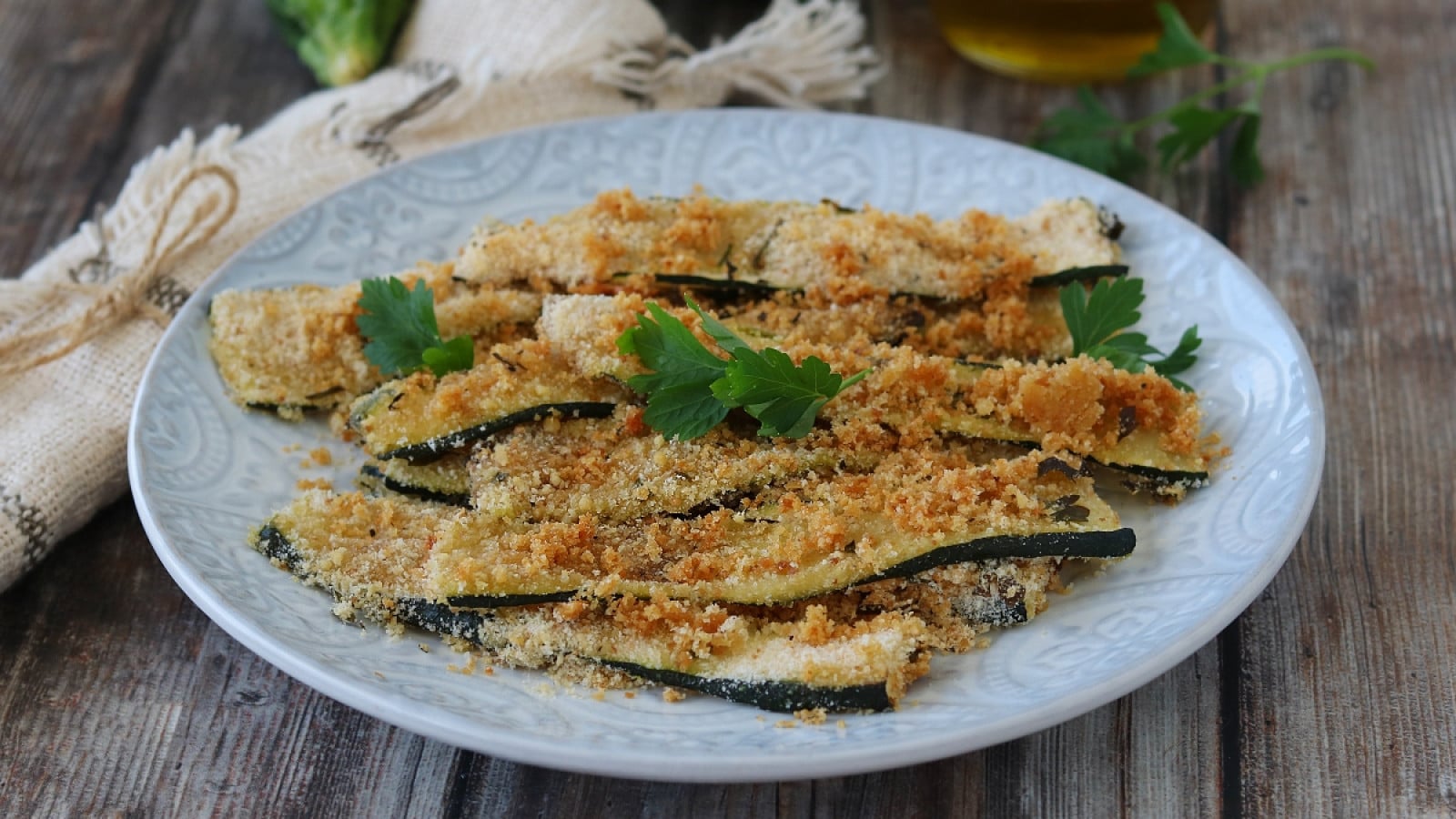 Zucchine gratinate al forno