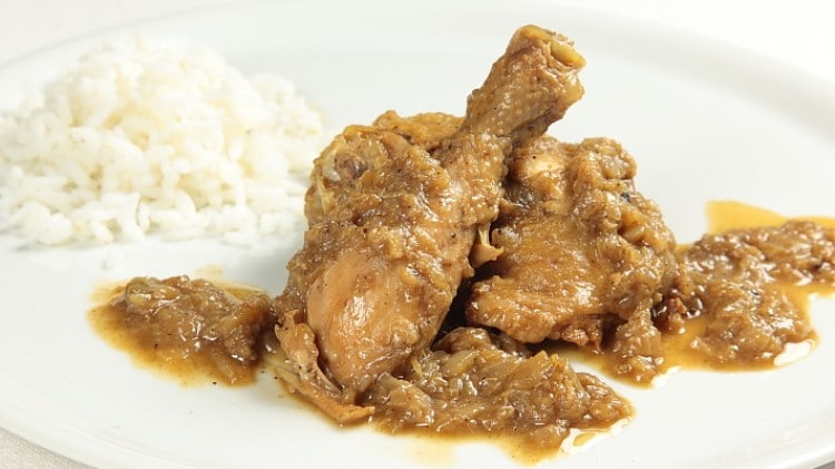 Pollo al curry indiano