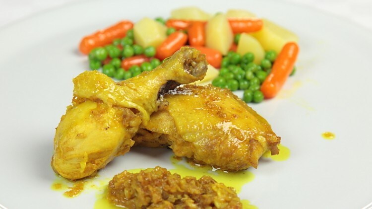 Murghi khasa pollo marinato e speziato indiano
