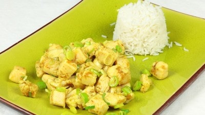 Pollo al curry cinese