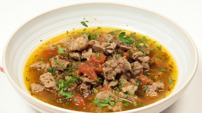 Marak teimani - Zuppa speziata di carne