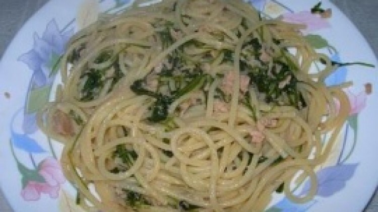 Spaghetti tonno e rughetta