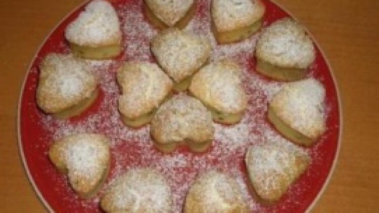 Cuori soffici alla nocciola e cioccolato