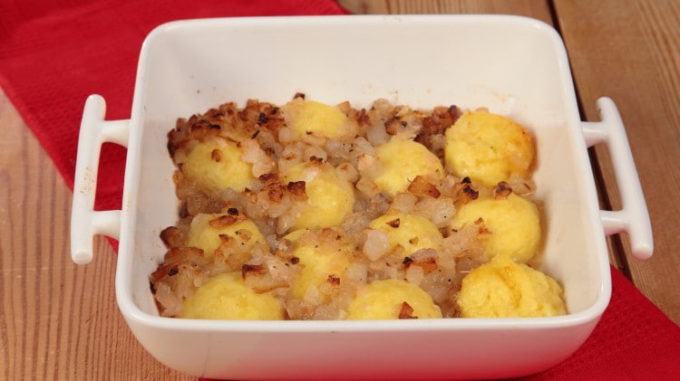 Klocki (crocchette) di patate con formaggio