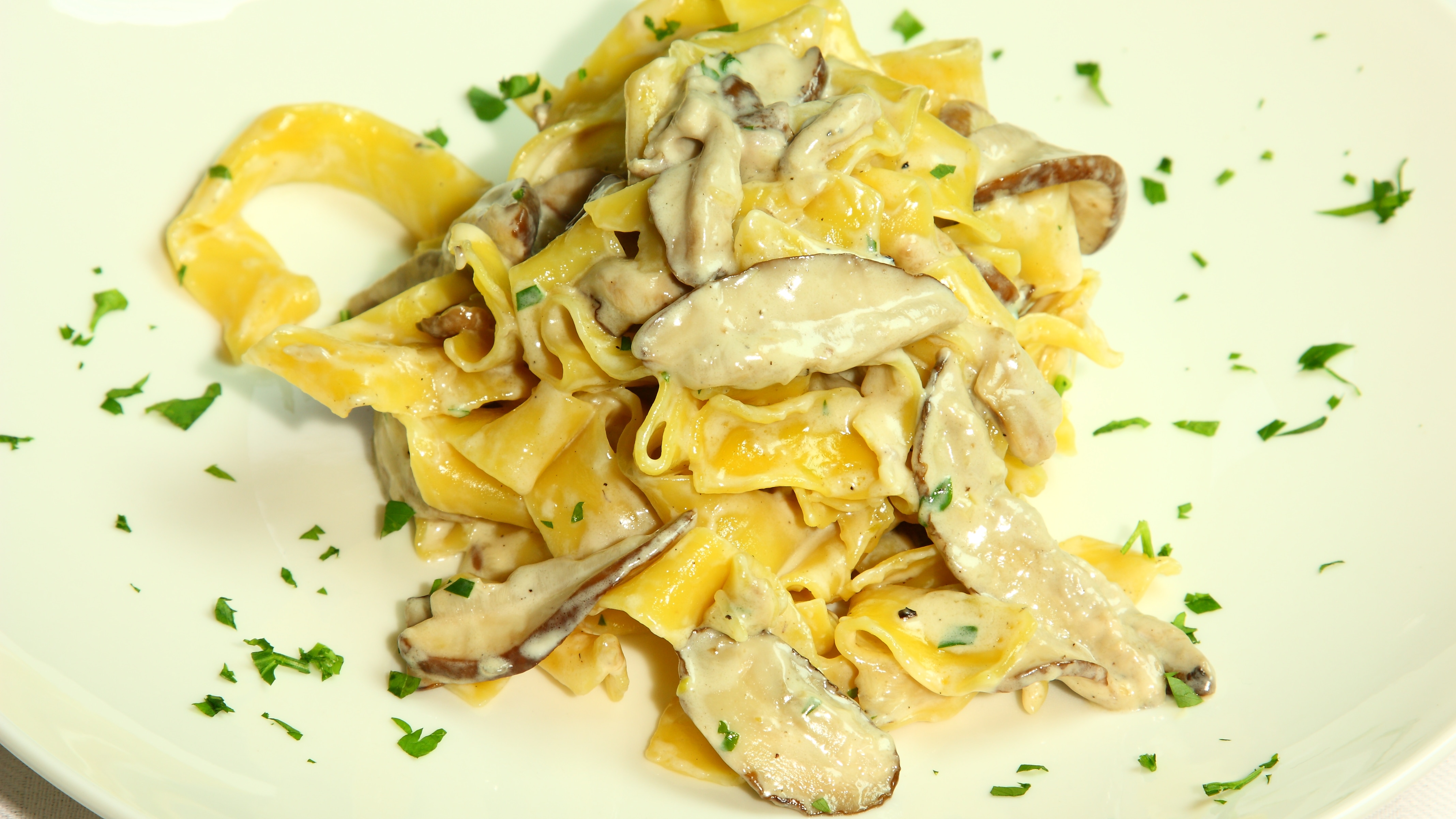 Ricetta Pappardelle ai porcini rosè Cookaround