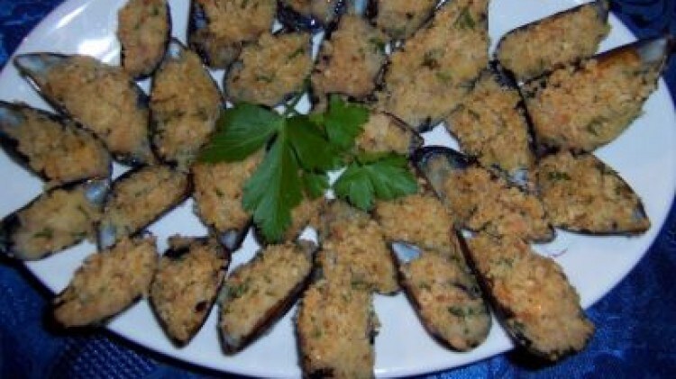Cozze del Mediterraneo gratinate