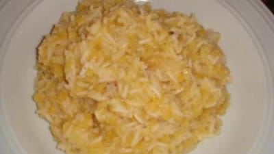 Risotto arabo con cipolle e lenticchie rosse - Mujadarra