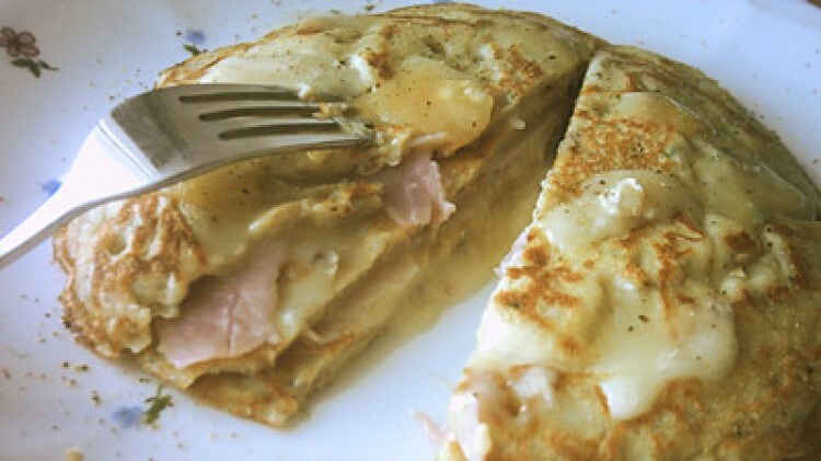 Crespelline ai fagioli con Praga e fusione di Morlacco