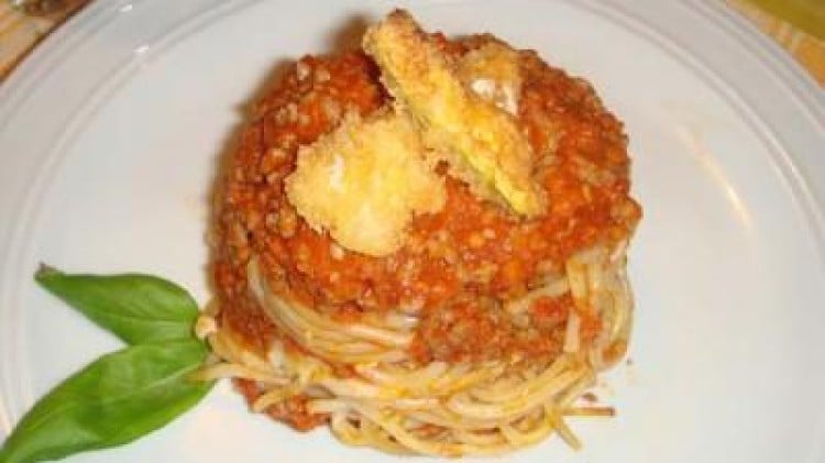 Timballini al ragu' di agnello