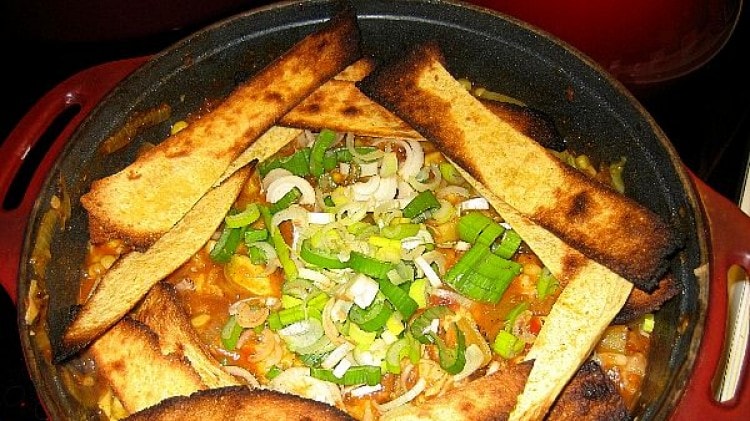 Zuppa di tortillas