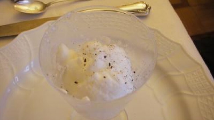Sorbetto Manuela al limone e pepe nero