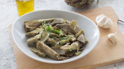 Carciofi in tegame