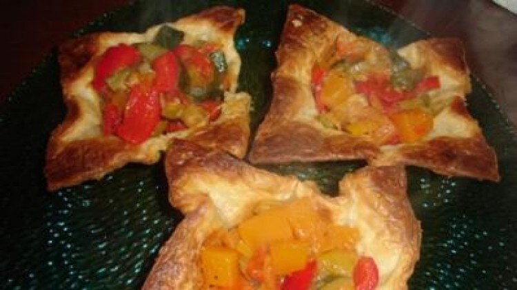 Caponata leggera in sfoglia