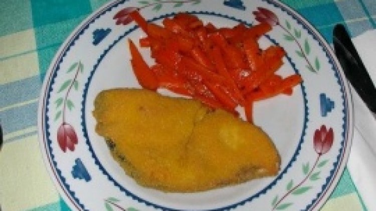Cotolette di pescespada aromatizzate allo zenzero con impanatura di farina di mais