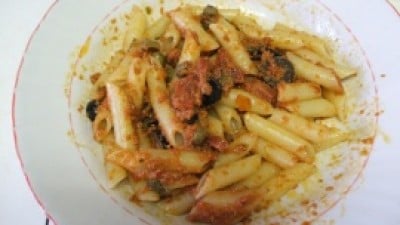 Pasta al chorizo