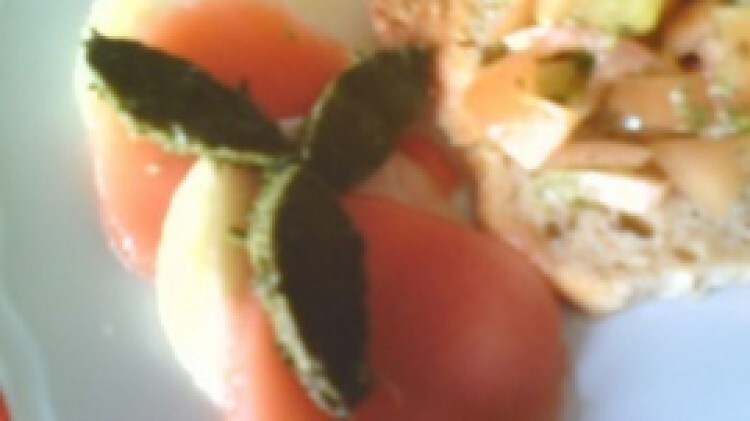 Aspic di pomodoro e basilico di anlari