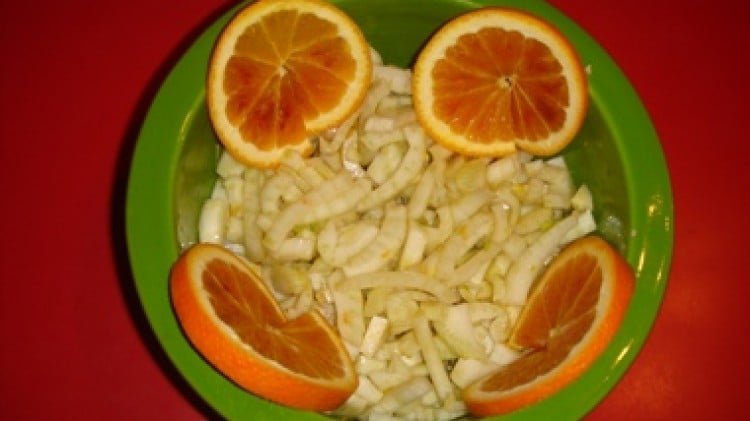 Insalata di finocchi e arance