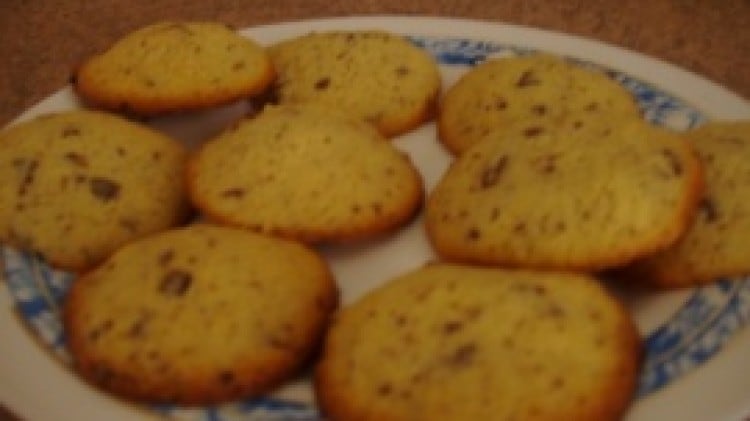 Biscotti con gocce di cioccolato
