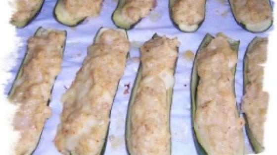 Barchette di zucchine alla besciamelle