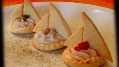 Barchette alle tre mousse