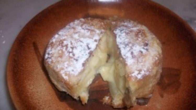Rose di mele con crema pasticcera