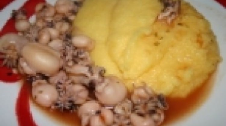 Seppioline in umido con polentina