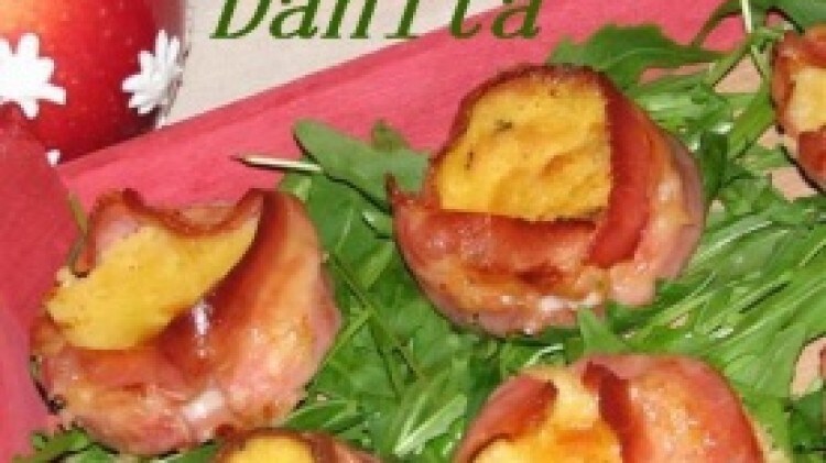 Fondutine ingabbiate al bacon