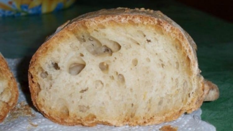 Pane senza impasto di cirus