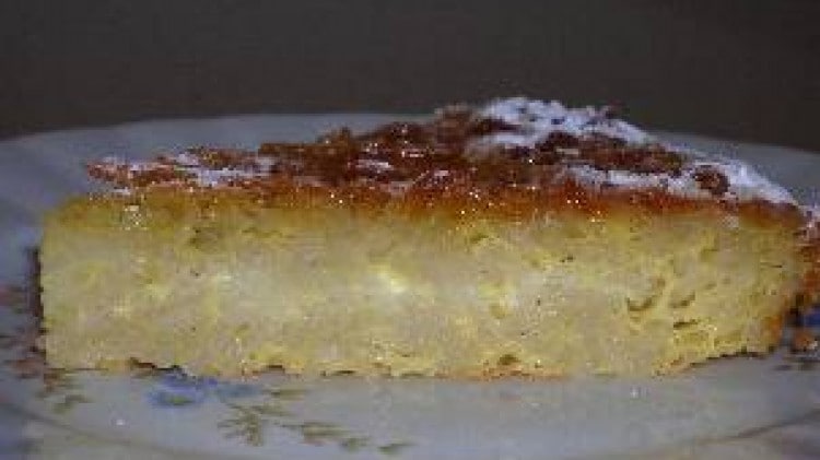 Pastiera di pasta capellini dolce