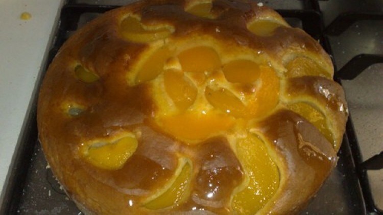 Torta di pesche