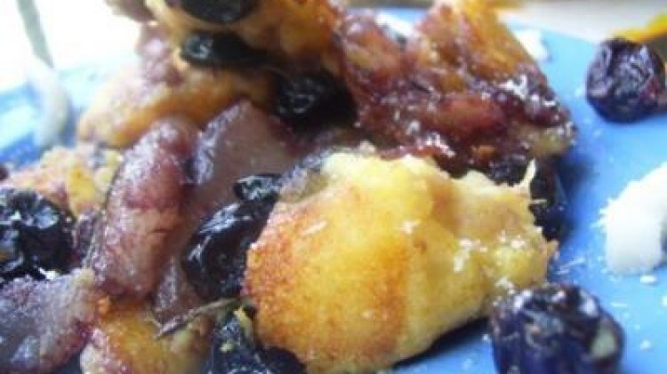 Gnocchi sfiziosi al profumo di lardo ed uva