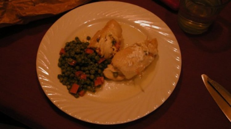 Involtini di pollo, zucchine e scamorza