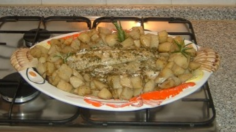 Merluzzo e patate al forno