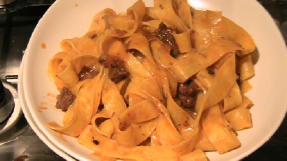 Pappardelle al capriolo