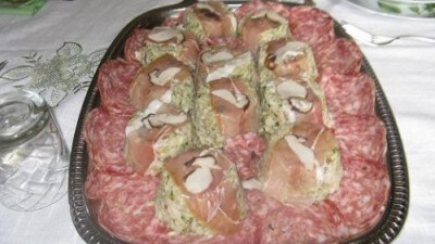 Timballini di riso freddo ai funghi