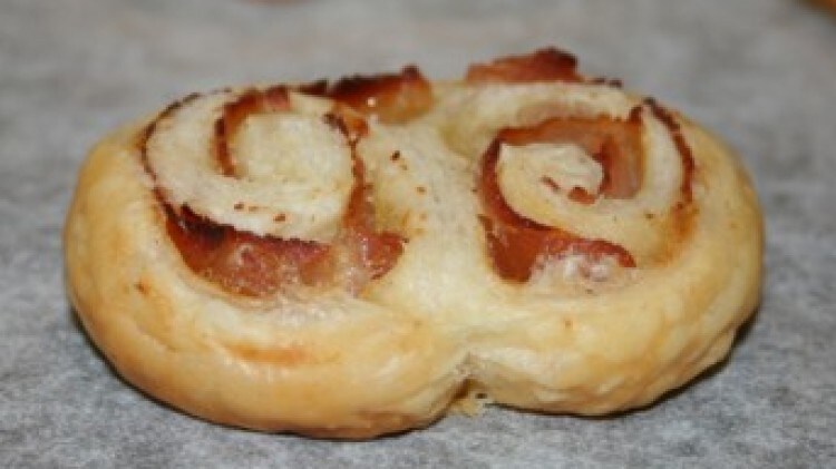 Cuoricini con senape miele e prosciutto