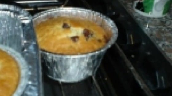 Muffin classici con gocce di cioccolato