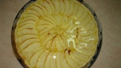 Torta di mele e crema pasticcera