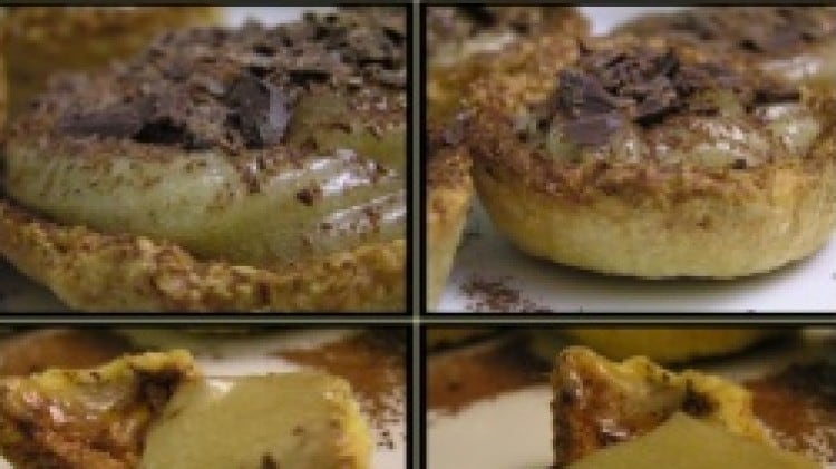 Tartellette di cocco con crema alla vaniglia