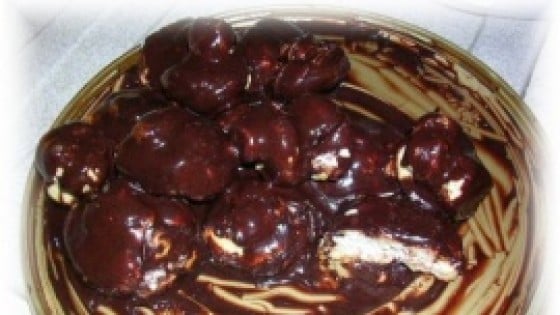 Profiteroles con glassa